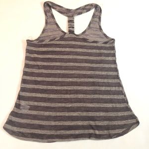 Lush striped tank top medium